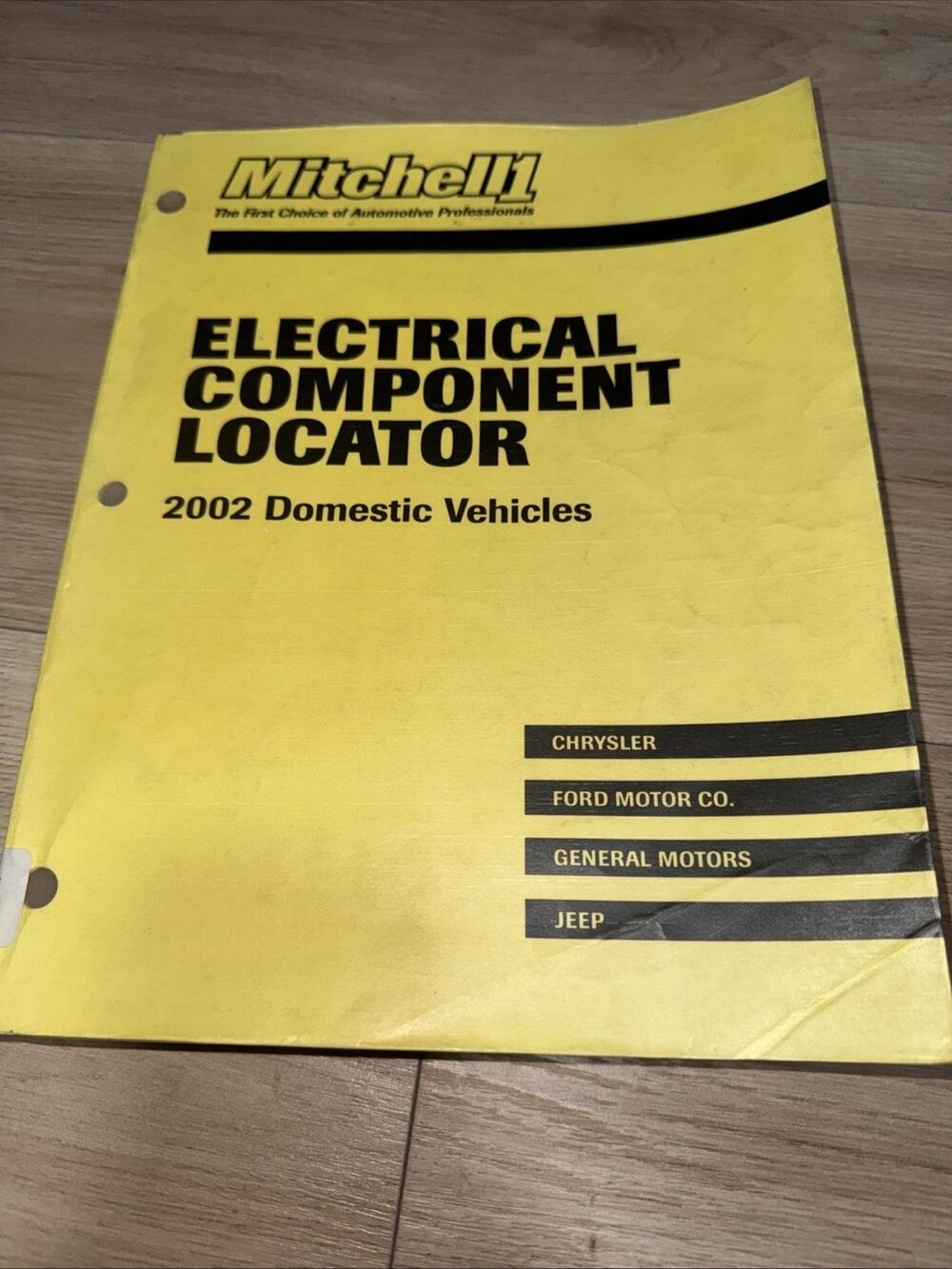 2002 MITCHELL ELECTRICAL COMPONENT LOCATOR MUSTANG CORVETTE WRANGLER SIERRA RAM